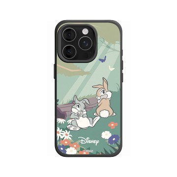 iPhone 16 Pro SolidX 黑 - 迪士尼-經典系列 Disney Classics - 小鹿斑比 - 桑普與邦妮