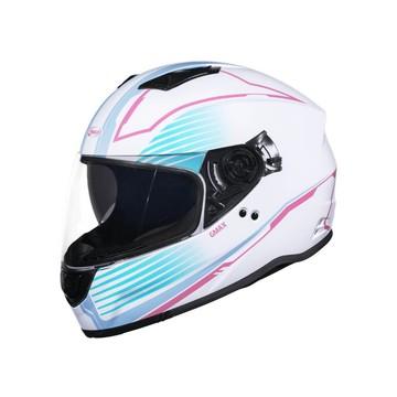 【SOL Helmets】GMAX FF-18全罩式安全帽 (歐若拉_白/藍粉)