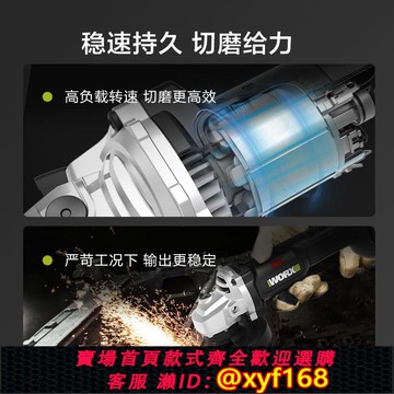 {可打統編 保固一年}德國進口 WU806無刷鋰電角磨機充電打磨機小蠻腰切割機多功