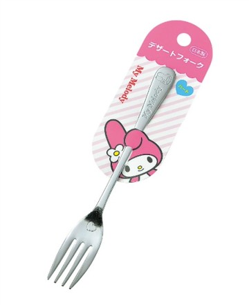 【震撼精品百貨】My Melody_美樂蒂~日本SANRIO三麗鷗美樂蒂不銹鋼叉子-18.6CM*16939