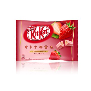 Kit Kat Mini Sweetness for Adults - Strawberry (12 Bars)
