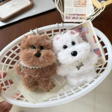 𝑳𝒖𝒄𝒌𝒚 𝒑𝒂𝒄𝒌✨【包包吊飾】高地掛件毛絨可愛潦草小狗包包掛飾miu公仔風車鑰匙扣創意交換禮物