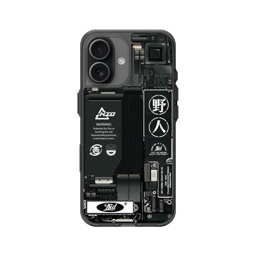 iPhone 17 Clear (相機按鈕) 酷墨灰 - KID - 透視KID野人