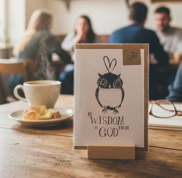 GUGULULU經典貓頭鷹智慧卡片