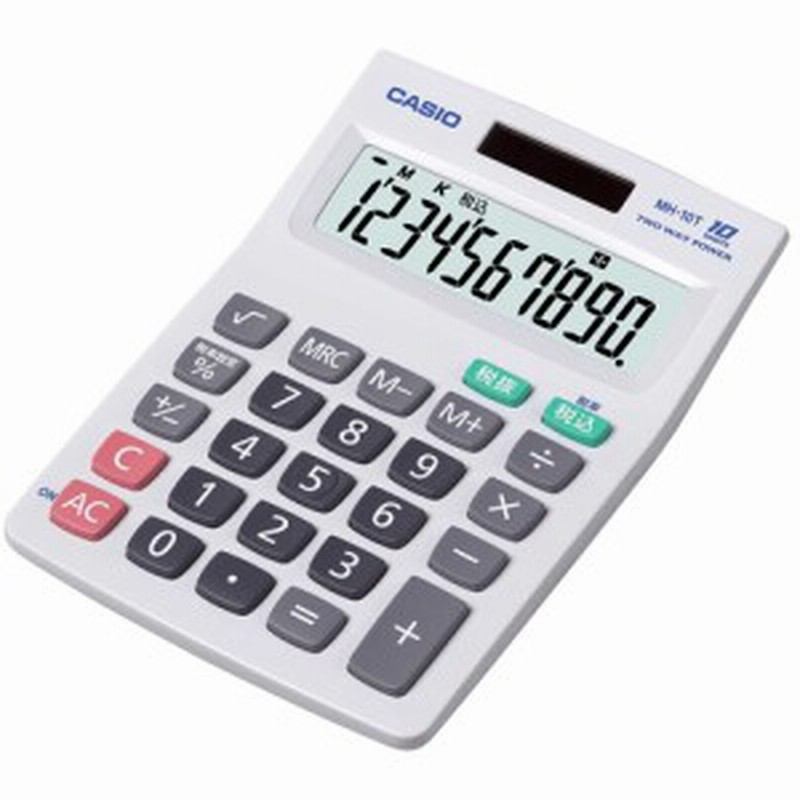 カシオ MH-10T-N 卓上 10桁電卓[MH10TN] 返品種別A | LINEショッピング