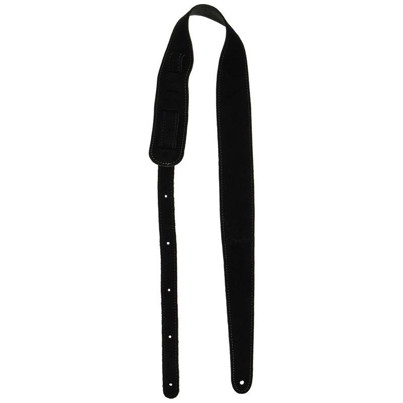 Fender ストラップ 2” Suede Strap, Black Gray, Reversible