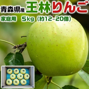 青森りんご 王林 家庭用 5kg 林檎予約品：10月下旬～収穫次第順次・出荷開始