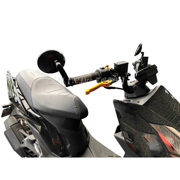 【LFM】L1 鍛造圓形端子鏡 超大鏡面 車手鏡 把手鏡 DRG FORCE JETS FNX 勁戰五代 雷霆S