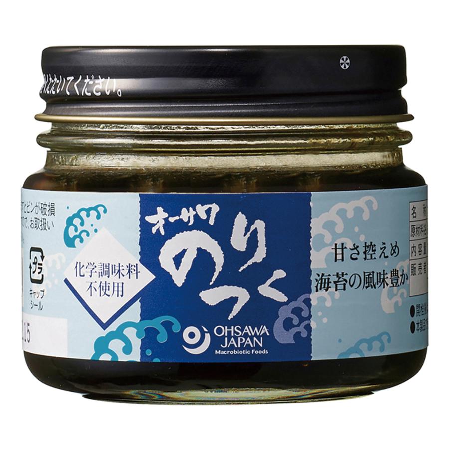 １００ｇ（ビン）　砂糖・動物性原料不使用　伊勢志摩産青海苔使用　LINEショッピング　無添加のりの佃煮　オーサワのりつく