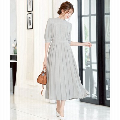 DRESSTERIOR プリーツワンピース ロングワンピース ワンピース レディース セールSALE