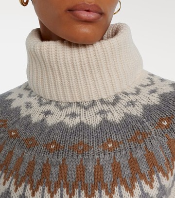 Bogner Ingrid jacquard cashmere turtleneck sweater