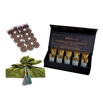 LOVELY FARM 金錢丹 韓藥零用錢禮盒全套10件組  綠色 + 黑色 + 透明色  1組