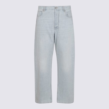 Bottega Veneta Light Blue Cotton Pants
