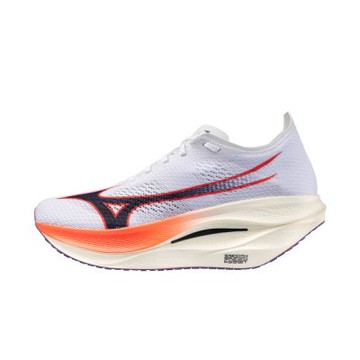 Mizuno 美津濃 Wave Rebellion Pro 3 [U1GD253011] 男 慢跑鞋 跑鞋 路跑 白 紅