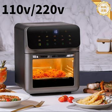 【智能可視】空氣炸烤箱 烤箱 空氣炸鍋 一體機 家用大容量 多層可視 110V/220V通用 美規英規臺版 烘焙燒烤 懶人廚房神器
