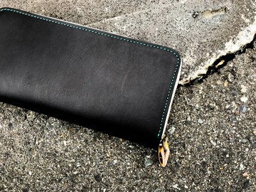 ROUND 休閒黑圓形拉鍊錢包 Travel OK RZW-KCYP-PPY-G