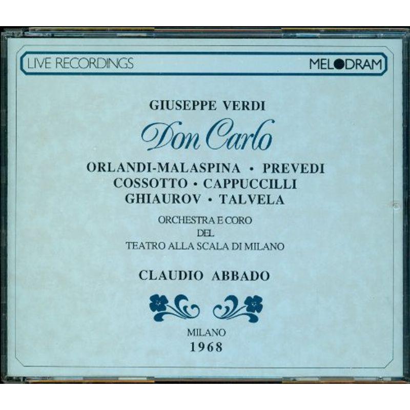 Verdi;Don Carlo