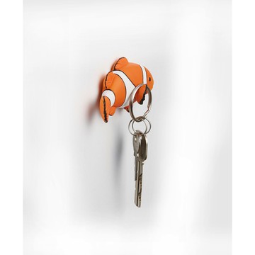 日本Magnets海洋生物造型立體造型磁鐵鑰匙掛勾(小丑魚)