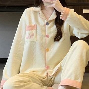 睡衣 空氣棉保暖高顏值睡衣 甜美休閒可愛舒適睡衣 性感甜美睡衣 可外穿 休閒風  甜美少女 學生睡衣 睡衣套裝