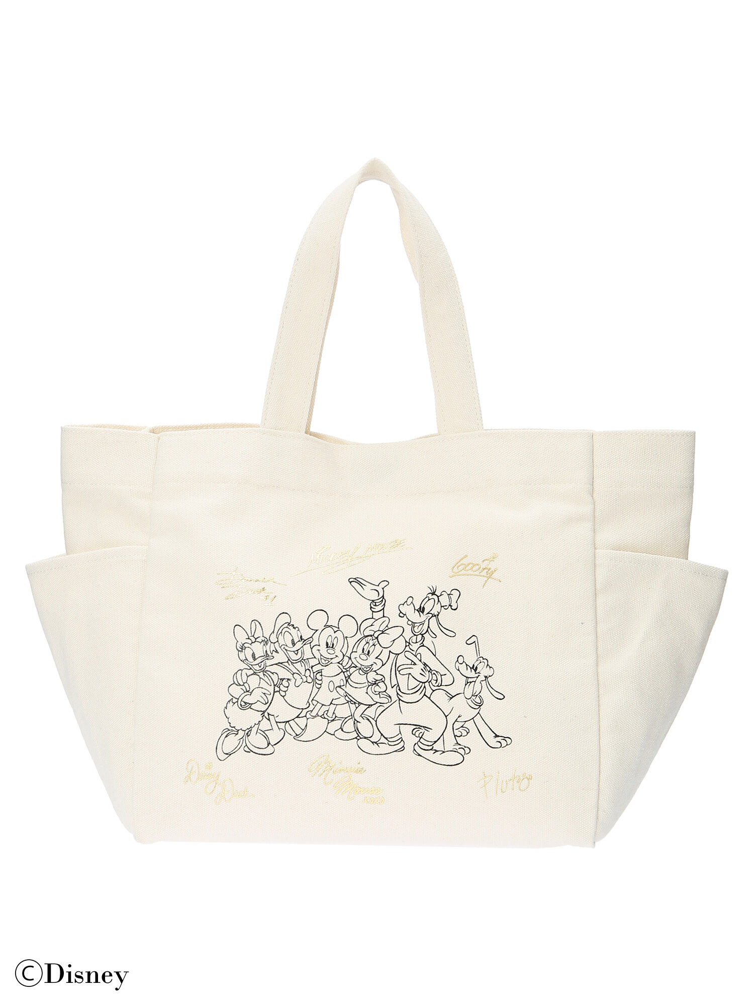 ホワイト系古典 ディズニートートバッグ キャラクターサイン入り トートバッグ バッグホワイト系 34 230 Lucentlightinginc Com