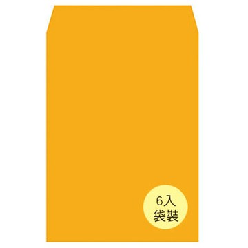美加美 大6K 金黃公文封 (袋裝) 20束/ 包 N1206P【APP滿額下單10%點數(單一帳號最高1000點)】4/30止