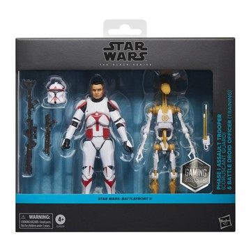 Hasbro 孩之寶 星際大戰電影黑標人物2件組 Battlefront Trooper&Battle Droid 6吋  混合顏色  1套