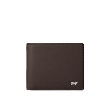 BRAUN BUFFEL 台灣總代理 彬達 4卡零錢袋皮夾-培土棕/BF584-315-POS