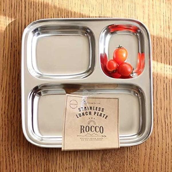 ロッコ ステンレス ランチプレート スクエア ROCCO STAINLESS Lunch Plate Square ランチプレート ランチ アウトドア 調理 キャンプ