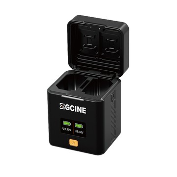 ZGCINE 影小能 相機電池充電器快充盒 FZ100 FW50 LPE6 BLK22 EL15W235EL25不含電池