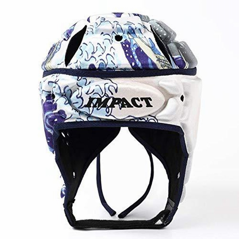 IMPACT（インパクト）ラグビーヘッドキャップ 和柄 北斎 (L
