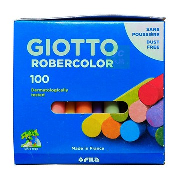 GIOTTO 進口十色彩色粉筆 法國製 共1600支 /箱 47706【APP滿額下單10%點數(單一帳號最高5000點)】1/31止