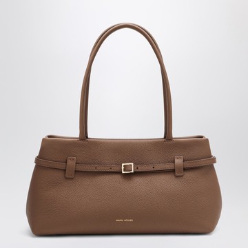 Le Cambon East West Mocha Mousse suede bag