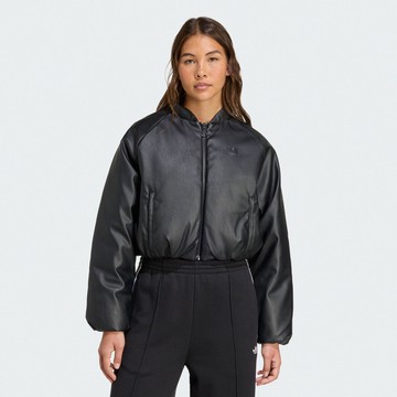ADIDAS PLEATHER BOMBER 女 舖棉外套 JX5332