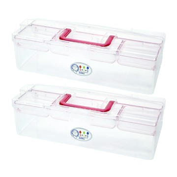 JUSKU 佳斯捷 美術家收納箱  29 x 11.6 x 9.3cm  顏色隨機  2個