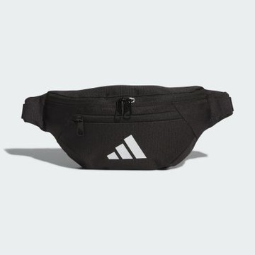 adidas 愛迪達 腰包 斜背包 運動小包 ESS WAIST BAG 黑白 JM7155