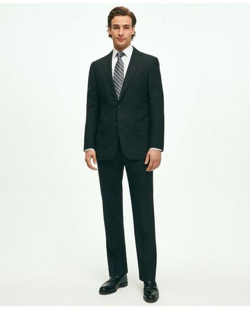 Brooks Brothers Men's Explorer Collection Classic Fit Wool Suit Jacket | Black | Size 50 Regular