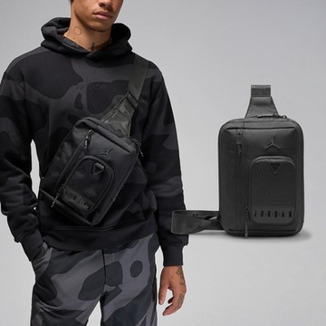 Nike 斜背包 Jordan Collectors 黑 CORDURA 抗撕裂 可調背帶 斜背包 包包 JD2443015AD-003