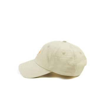 HEART EMBROIDERY KHAKI CAP