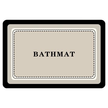 AFAMIC 艾法 橡膠珪藻土防滑軟地墊  米色  60 x 40cm  1個