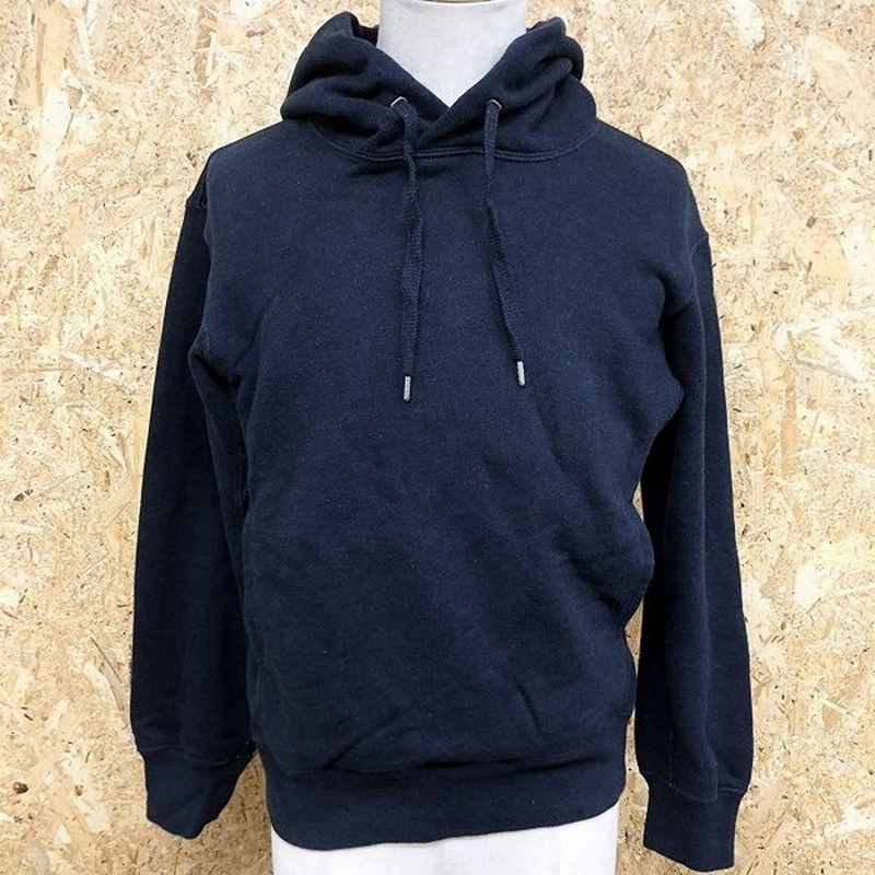 Uniqlo U ユニクロユー S メンズ プルオーバーパーカー スウェット カットソー サイドリブ 無地 長袖 綿 ポリ レーヨン ヘザーネイビー 通販 Lineポイント最大0 5 Get Lineショッピング
