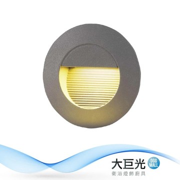 【大巨光】時尚風- LED 3W 崁入型壁燈-小(MF-32510/MF-32511/MF-32512)