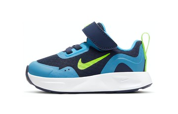 TD NIKE WEARALLDAY RUNNING SHOES BLUE GREEN