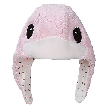KU.KU Duckbill 酷咕鴨造型護耳帽 - 台灣製造 100%聚酯纖維 寶寶冬天必備  粉色  頭圍44cm