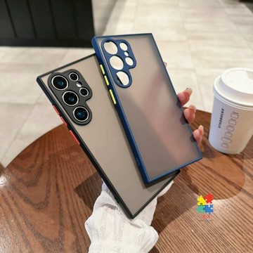 全包手機殼 精孔撞色 透色 適用 三星 S26 S25 S24Ultra A57 A37 A36 A17 A56 防摔殼