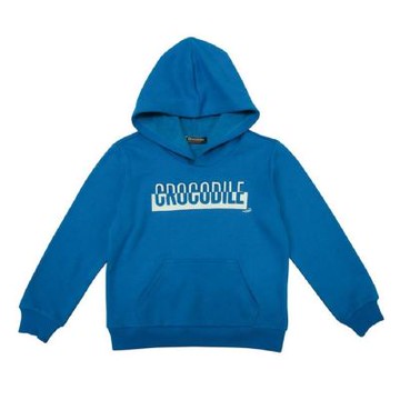 Crocodile Junior小鱷魚童裝- 立體跳色印字厚棉帽T ( 630430-54 小童款)