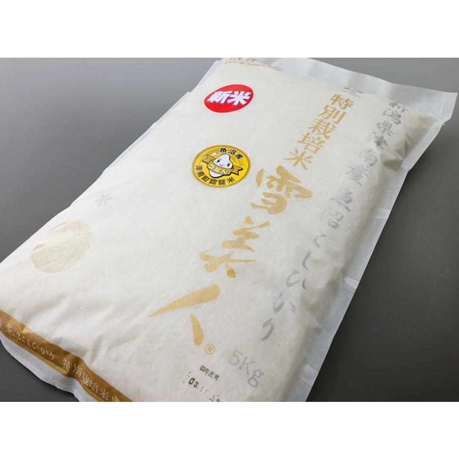 魚沼津南産コシヒカリ 特別栽培米「雪美人」（5kg）