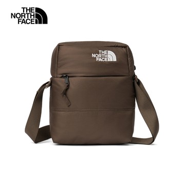 The North Face北面男女款棕色品牌LOGO休閒單肩包｜81BV1OI 斜背包