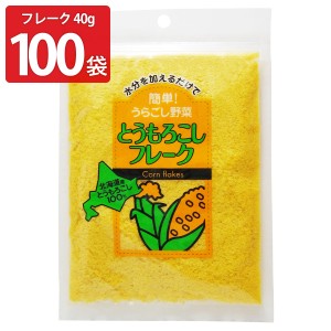 とうもろこしフレーク 40g100袋 とうもろこし 北海道産 フレーク 離乳食 介護食 大望 