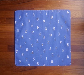 台灣純棉手帕 = 數字 = 牛仔藍