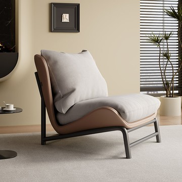 快速出貨 可開發票 簡約現代陽臺休閑椅北歐單人沙發椅意式極簡酒店大師設計單椅客廳